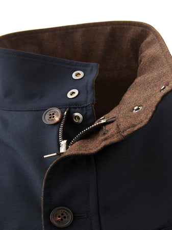 Lardini Giubbino Reversibile in blu/marrone da uomo