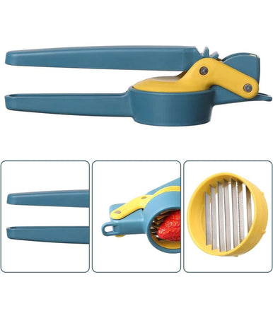 Affettatrice Multiuso In Acciaio Mandolino Manuale Alimenti Grattugia Rotante