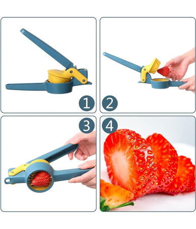 Affettatrice Multiuso In Acciaio Mandolino Manuale Alimenti Grattugia Rotante