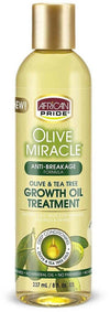 African Pride Olive Miracle Growth Oil 227g Olio Rinforzante Per La Crescita Dei Capelli