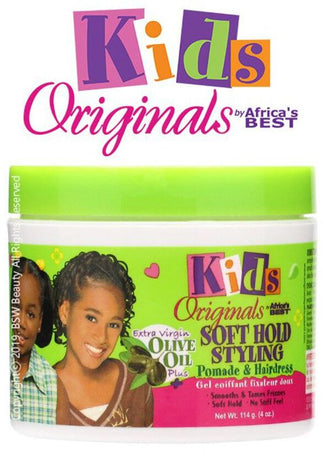 Africa's Best Kids Organics Soft Hold Pomade 114G PAESE DI ORIGINE USA.