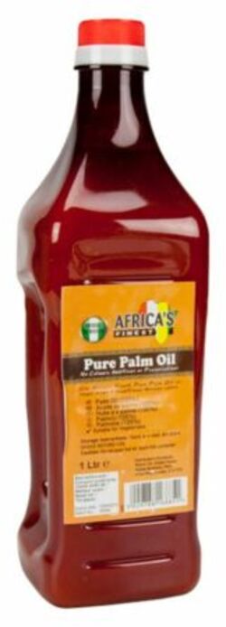Africa's Finest Pure Palm Oil 100% Olio Di Palma 1 Litro Made In West Africa Senza Aditivi