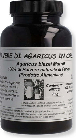 AGARICUS-POLVERE-integratore-alimentare-120-capsule-Funghi-Vitalia
