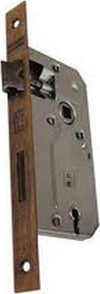 AGB---SERRATURA-DA-INFILARE-PER-PORTE-INTERNE-(B11)-PATENT-PICCOLA-D70-F20-E45-CON-BORDI-TONDI---BRONZATA
