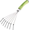 AGEF---RASTRELLINO-A-7-DENTI-IN-ACCIAIO-CROMATO-CON-MANICO-IN-COPOLIMERO---COLORE-VERDE