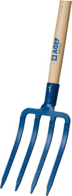 AGEF--FORCA-PER-VANGARE-CON-MANICO-IN-LEGNO-DI-FAGGIO---VERNICIATA-BLU