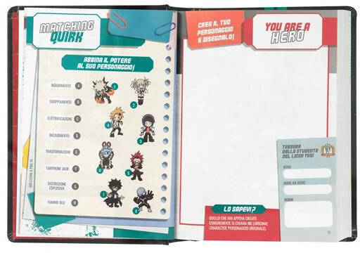 Agenda 16 Mesi 2023-2024 Medium Comix Anime-Mha - My Hero Academia per La Scuola Franco Cosimo Panini