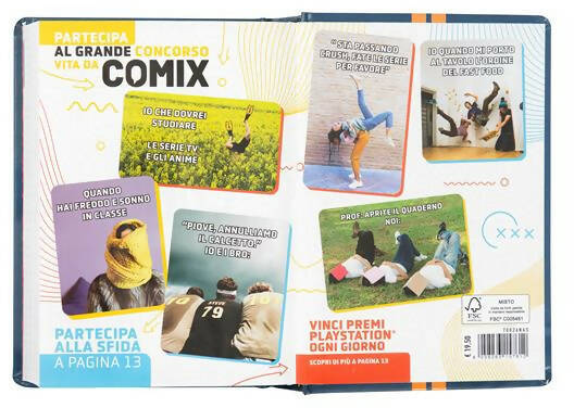 Agenda 16 Mesi 2023-2024 Medium Comix Anime-Naruto per La Scuola Franco Cosimo Panini
