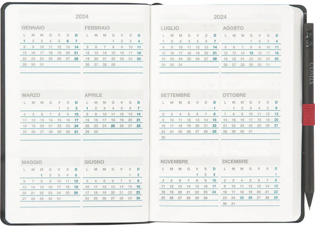 Agenda Comix Special 12 Mesi Day Giornaliera Mignon Chain 2024