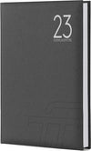 Agenda giornaliera Text 2023 - carta plastificata imbottita - 15 x 21 cm - nero - InTempo Cancelleria e prodotti per ufficio/Carta blocchi e quaderni/Blocchi appunti taccuini e diari/Blocchi appunti e taccuini Eurocartuccia - Pavullo, Commerciovirtuoso.it