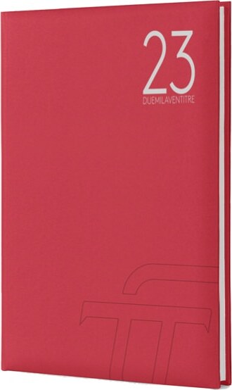 Agenda settimanale Text 2023 - carta plastificata imbottita - 17 x 24 cm - rosso - InTempo Cancelleria e prodotti per ufficio/Carta blocchi e quaderni/Blocchi appunti taccuini e diari/Blocchi appunti e taccuini Eurocartuccia - Pavullo, Commerciovirtuoso.it