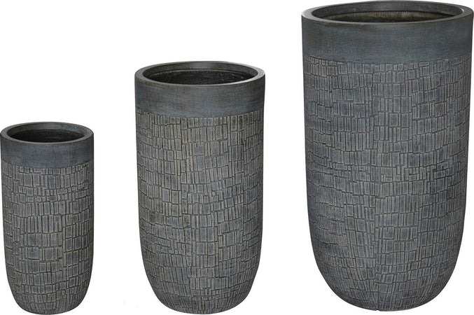 AGNOCASTO---set-di-vasi-in-fibra-sintetica-Antracite-Milani-Home