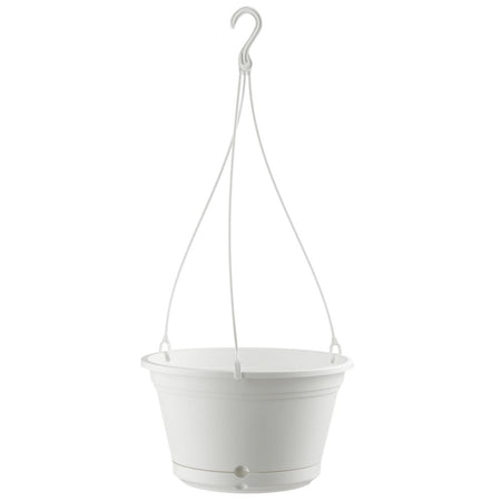 Vaso da appendere con gancio e riserva d'acqua per balcone "Elements Air" per fiori e piante