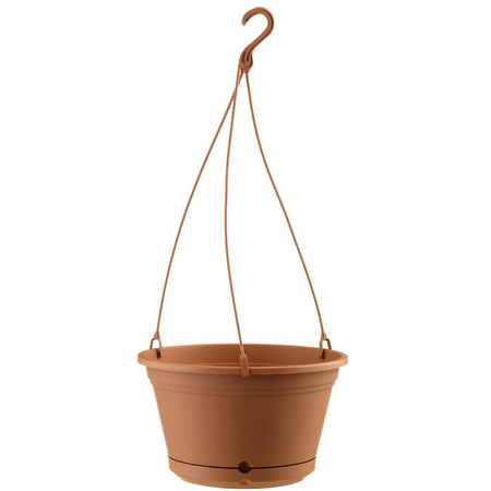 Vaso da appendere con gancio e riserva d'acqua per balcone "Elements Air" per fiori e piante