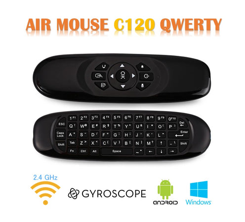Telecomando Air Mouse C120 QWERTY