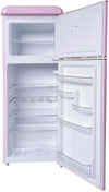 Akai Frigorifero Doppia Porta Vintage Anni 50 CLASS241KPK 147x55 cm cl. E Rosa