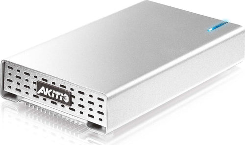 AKiTiO Neutrino U3 2.5 USB 3 Case in alluminio per HDD/SSD 2.5 SATA III 5Gbs per PC e MAC