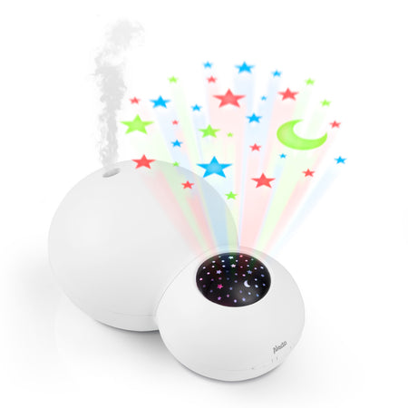 Umidificatore + Proiettore Luci Notturne Alecto Baby