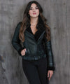 Alaska---Chiodo-Donna-Nero-in-vero-montone-Shearling-Nero-e-in-vera-pelle