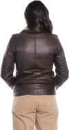 Alaska---Chiodo-Donna-Testa-di-Moro-in-vero-montone-Shearling-Beige-e-in-vera-pelle