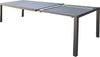 ALASKA---set-tavolo-in-alluminio-cm-148/214-x-85-x-75,5-h-con-4-sedute-Taupe-Milani-Home
