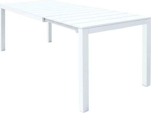 ALASKA---set-tavolo-in-alluminio-cm-148/214-x-85-x-75,5-h-con-6-sedute-Bianco-Milani-Home