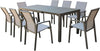 ALASKA---set-tavolo-in-alluminio-cm-148/214-x-85-x-75,5-h-con-8-sedute-Taupe-Milani-Home