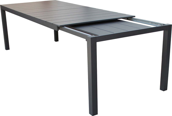 ALASKA---set-tavolo-in-alluminio-cm-214/280-x-100-x-75,5-h-con-10-sedute-Antracite-Milani-Home