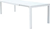 ALASKA---set-tavolo-in-alluminio-cm-214/280-x-100-x-75,5-h-con-6-sedute-Bianco-Milani-Home