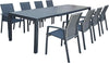 ALASKA---set-tavolo-in-alluminio-cm-214/280-x-100-x-75,5-h-con-8-sedute-Antracite-Milani-Home