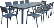 ALASKA---set-tavolo-in-alluminio-cm-214/280-x-85-x-75,5-h-con-10-sedute-Antracite-Milani-Home