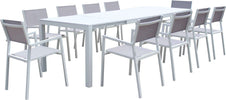 ALASKA---set-tavolo-in-alluminio-cm-214/280-x-85-x-75,5-h-con-10-sedute-Bianco-Milani-Home