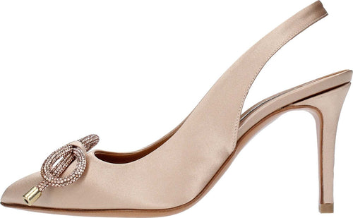 Albano-Scarpe-con-Tacco-Beige-da-donna
