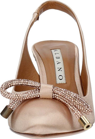 Albano-Scarpe-con-Tacco-Beige-da-donna