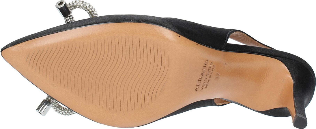 Albano-Scarpe-con-Tacco-Nero-da-donna