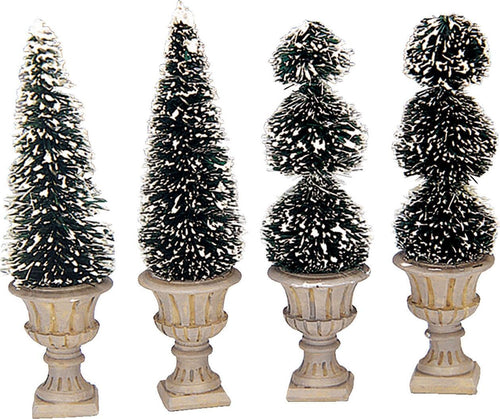 Alberi di Natale a forma di cono, accessori per villaggio di Natale, set di 4 pezzi Casa e cucina/Decorazioni per interni/Addobbi e decorazioni per ricorrenze/Decorazioni natalizie/Oggettistica MagiediNatale.it - Altamura, Commerciovirtuoso.it