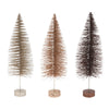 Albero Cono con Glitter alberello natalizio da tavolo per interno ed esterno