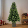 Albero di natale con Tronco Dolomiti in PE Effetto Real Touch