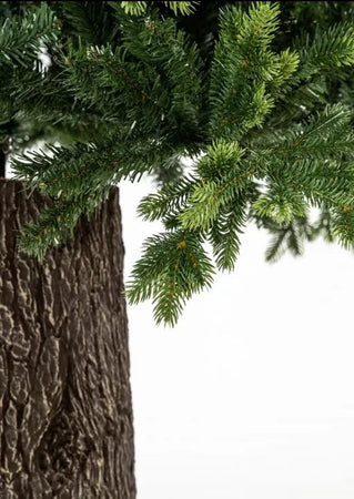 Albero di natale con Tronco "Dolomiti" in PE Effetto Real Touch
