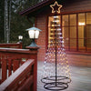 Albero Conico luminoso ripiegabile con gocce di luce da esterno Casa e cucina/Decorazioni per interni/Addobbi e decorazioni per ricorrenze/Decorazioni natalizie/Alberi di natale artificiali MagiediNatale.it - Altamura, Commerciovirtuoso.it
