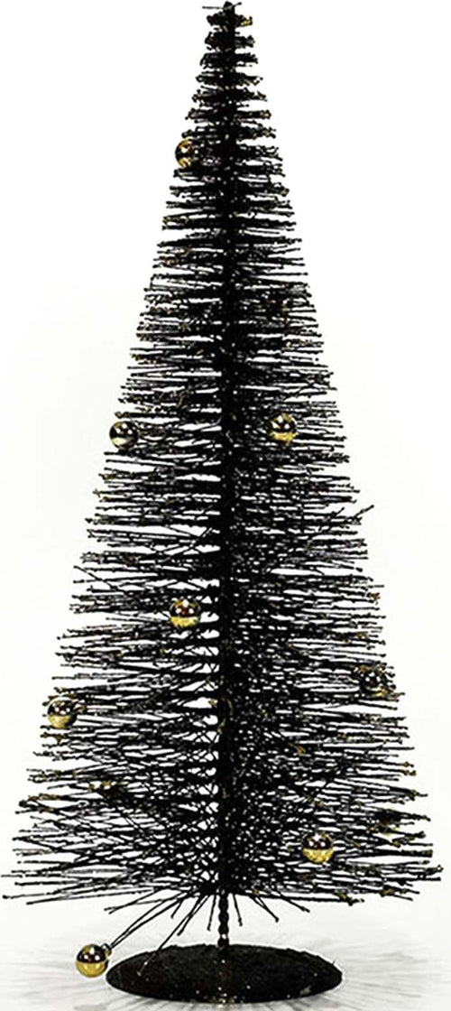 Albero Cono nero con base in metallo alberello natalizio in PVC Casa e cucina/Decorazioni per interni/Addobbi e decorazioni per ricorrenze/Decorazioni natalizie/Alberi di natale artificiali MagiediNatale.it - Altamura, Commerciovirtuoso.it