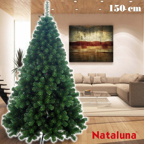 Albero Di Natale 150cm Super Folto Nataluna Modello Aspen Con Base A Croce Prodotti Natalizi Trade Shop italia - Napoli, Commerciovirtuoso.it