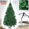 Albero Di Natale 210cm Super Folto Effetto Pino Verde 1200 Rami Con Base A Croce Prodotti Natalizi Trade Shop italia - Napoli, Commerciovirtuoso.it