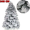 ALBERO DI NATALE 240CM ABETE SNOW CON EFFETTO INNEVATO BIANCO BASE A CROCE  Trade Shop italia - Napoli, Commerciovirtuoso.it