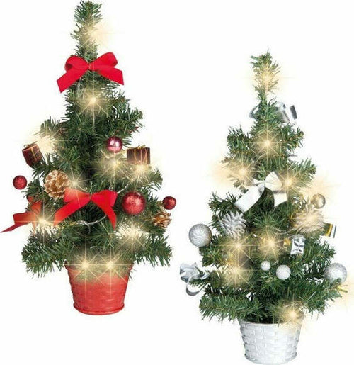 Albero Di Natale 45 Cm Decorato Con Palline E 20 Luci A Led Bianco Caldo 2 Colori Casa e cucina/Decorazioni per interni/Addobbi e decorazioni per ricorrenze/Decorazioni natalizie/Oggettistica Trade Shop italia - Napoli, Commerciovirtuoso.it