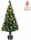 Albero-Di-Natale-A-Fibra-Ottica-140-Punte-Christmas-Tree-Luci-Natale-120cm-Verde