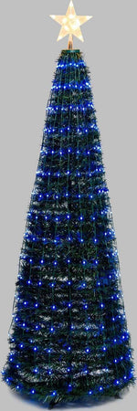 Albero di Natale conico in PVC con gocce di luce pixel led per decorazioni natalizie Casa e cucina/Decorazioni per interni/Addobbi e decorazioni per ricorrenze/Decorazioni natalizie/Alberi di natale artificiali MagiediNatale.it - Altamura, Commerciovirtuoso.it