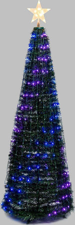 Albero di Natale conico in PVC con gocce di luce pixel led per decorazioni natalizie Casa e cucina/Decorazioni per interni/Addobbi e decorazioni per ricorrenze/Decorazioni natalizie/Alberi di natale artificiali MagiediNatale.it - Altamura, Commerciovirtuoso.it