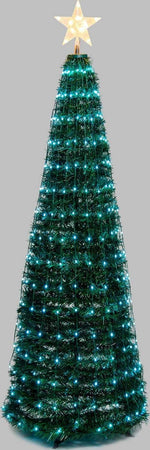 Albero di Natale conico in PVC con gocce di luce pixel led per decorazioni natalizie Casa e cucina/Decorazioni per interni/Addobbi e decorazioni per ricorrenze/Decorazioni natalizie/Alberi di natale artificiali MagiediNatale.it - Altamura, Commerciovirtuoso.it