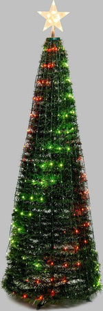 Albero di Natale conico in PVC con gocce di luce pixel led per decorazioni natalizie Casa e cucina/Decorazioni per interni/Addobbi e decorazioni per ricorrenze/Decorazioni natalizie/Alberi di natale artificiali MagiediNatale.it - Altamura, Commerciovirtuoso.it
